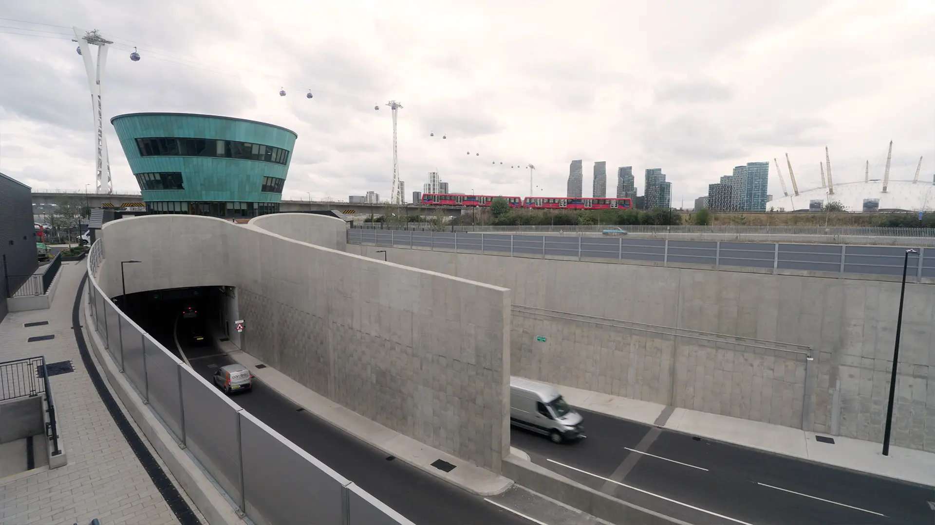 Tunnel de Silvertown, Routes, Transport for London, Londres, Royaume-Uni, infrastructures