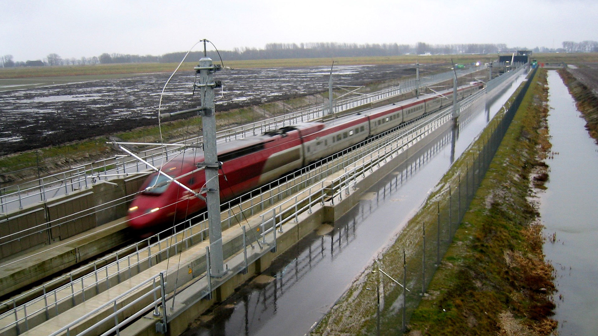 High Speed Line Zuid Amsterdam, The Netherlands, rail, infrastructure