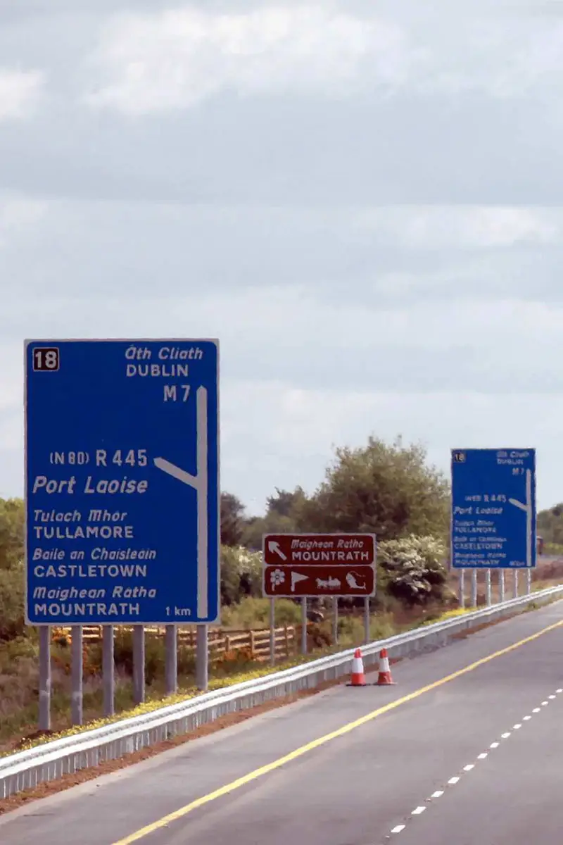 M7/M8 Portlaoise Motorway Co. Laois, Ireland, Roads, Transport, Motorway, Dual Carriageway,