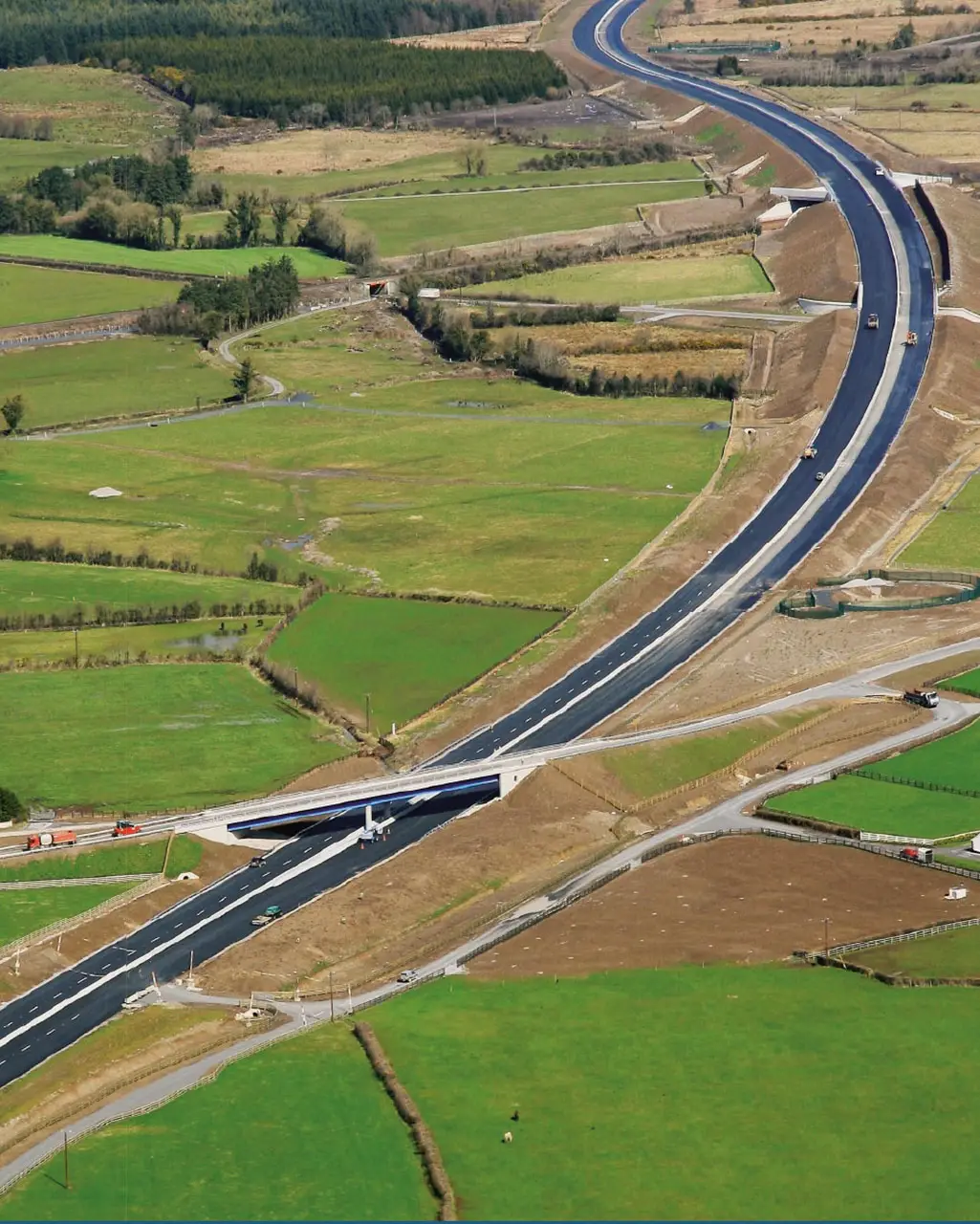 M7/M8 Portlaoise Motorway Co. Laois, Ireland, Roads, Transport, Motorway, Dual Carriageway,