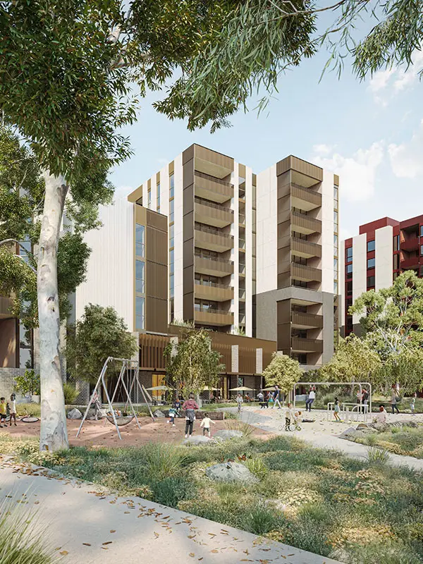 GLM2 community housing render