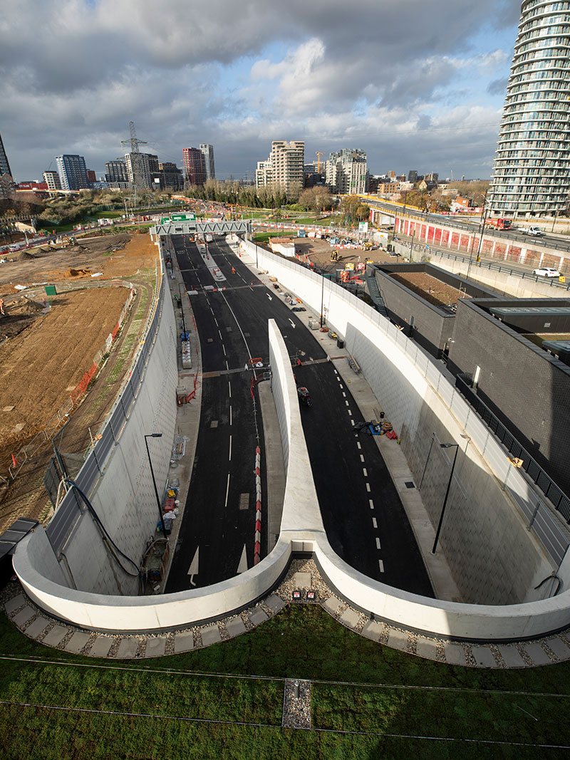 Silvertown Tunnel, Roads, Transport for London, London, UK, infrastructure