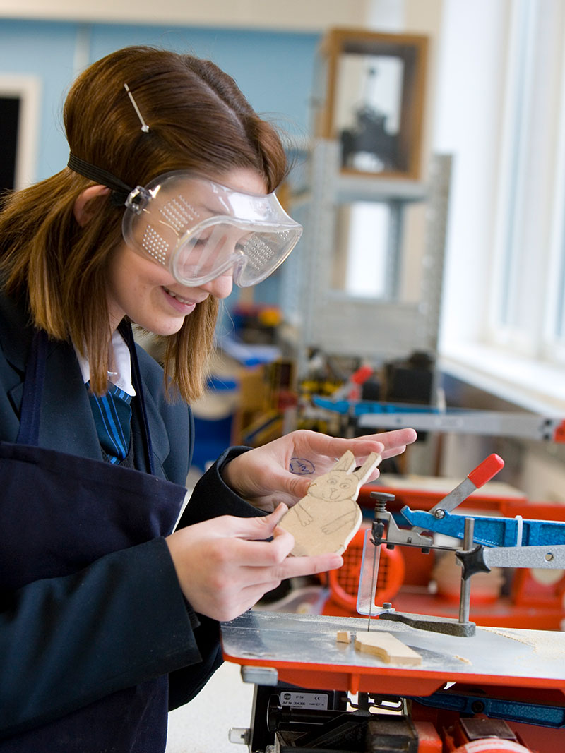 North Bromsgrove High School, Secondary School, Interior, Inside, Classroom, Technical, Woodwork, Pupils
